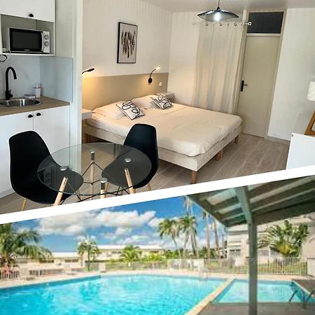 Superbe Studio Avec Piscine, Au Coeur De La Marina! Village Soleil ! Proche Aeroport & Ferry Le Gosier  Esterno foto