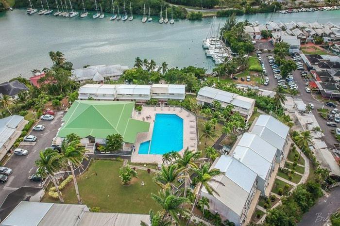 Superbe Studio Avec Piscine, Au Coeur De La Marina! Village Soleil ! Proche Aeroport & Ferry Le Gosier  Esterno foto